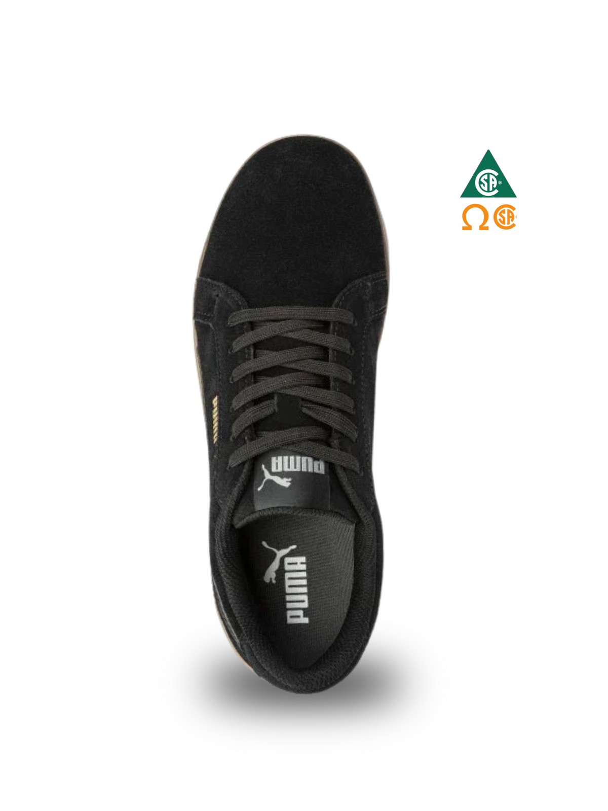 CHAUSSURES DE SÉCURITÉ BASSES PUMA SAFETY ICONIC SUEDE – GOMME NOIRE, BOUT COMPOSITE, CERTIFIÉES CSA | 640323 - PM0202323