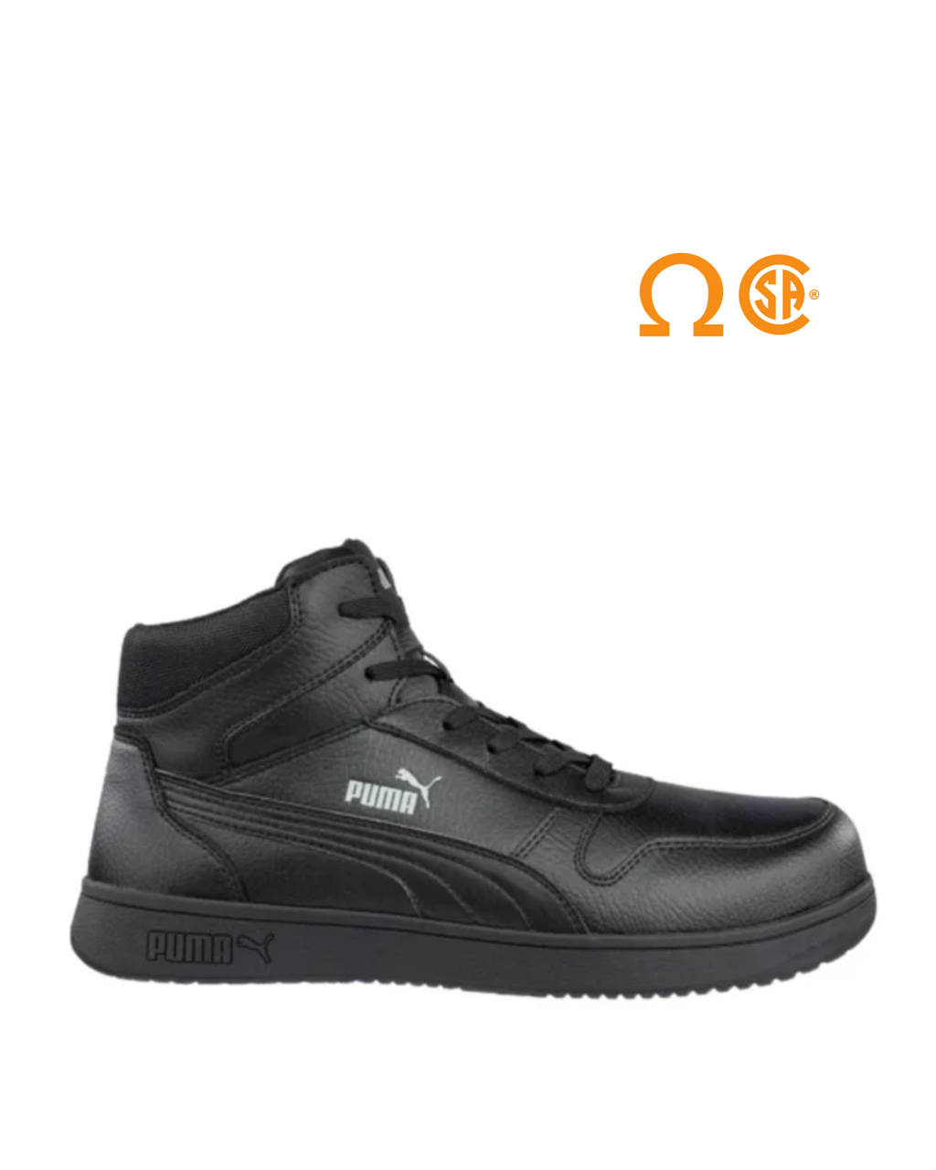 Puma Frontcourt BLK Mid Safety Work Shoes ASTM EH SR 630065