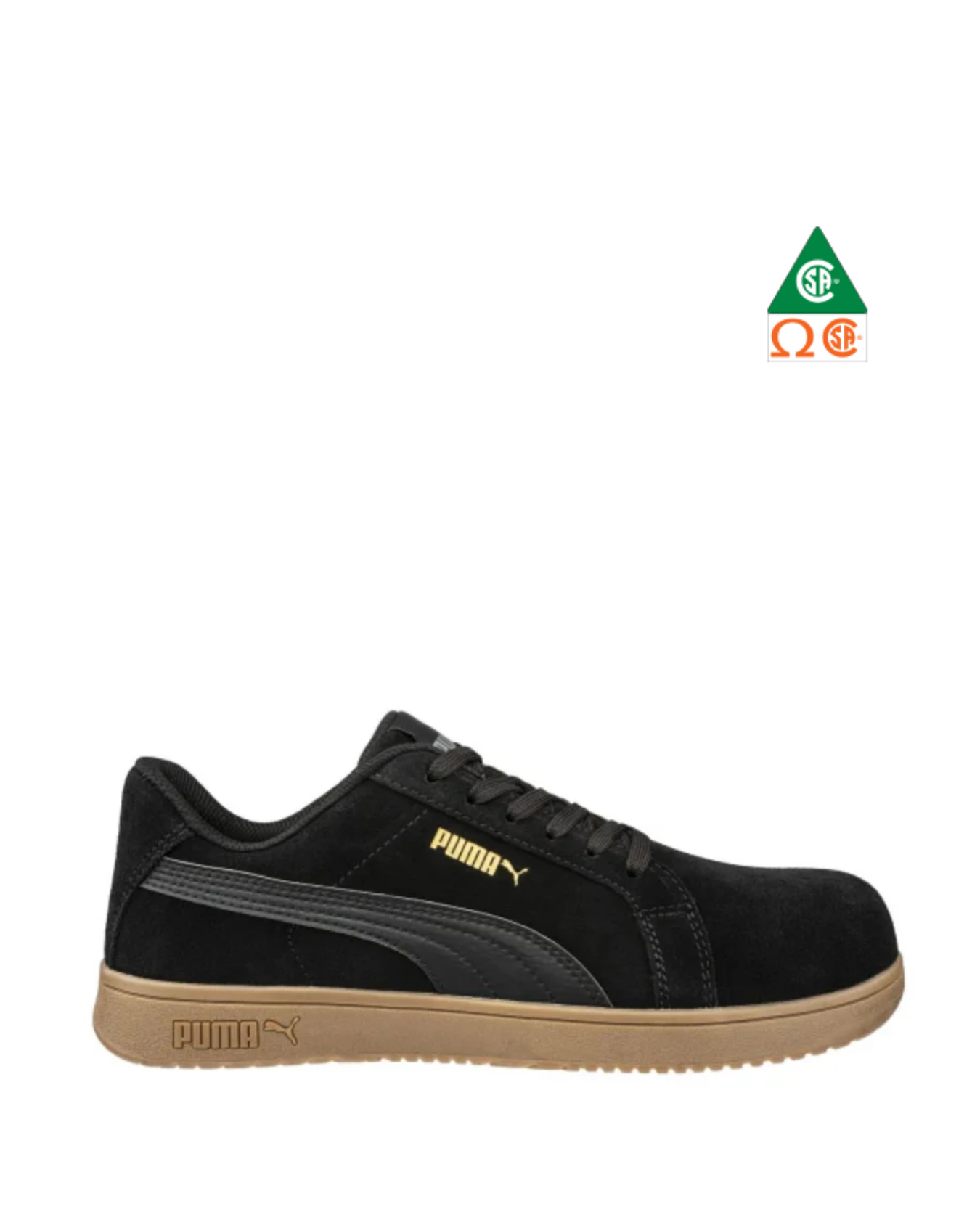 CHAUSSURES DE SÉCURITÉ BASSES PUMA SAFETY ICONIC SUEDE – GOMME NOIRE, BOUT COMPOSITE, CERTIFIÉES CSA | 640323 - PM0202323