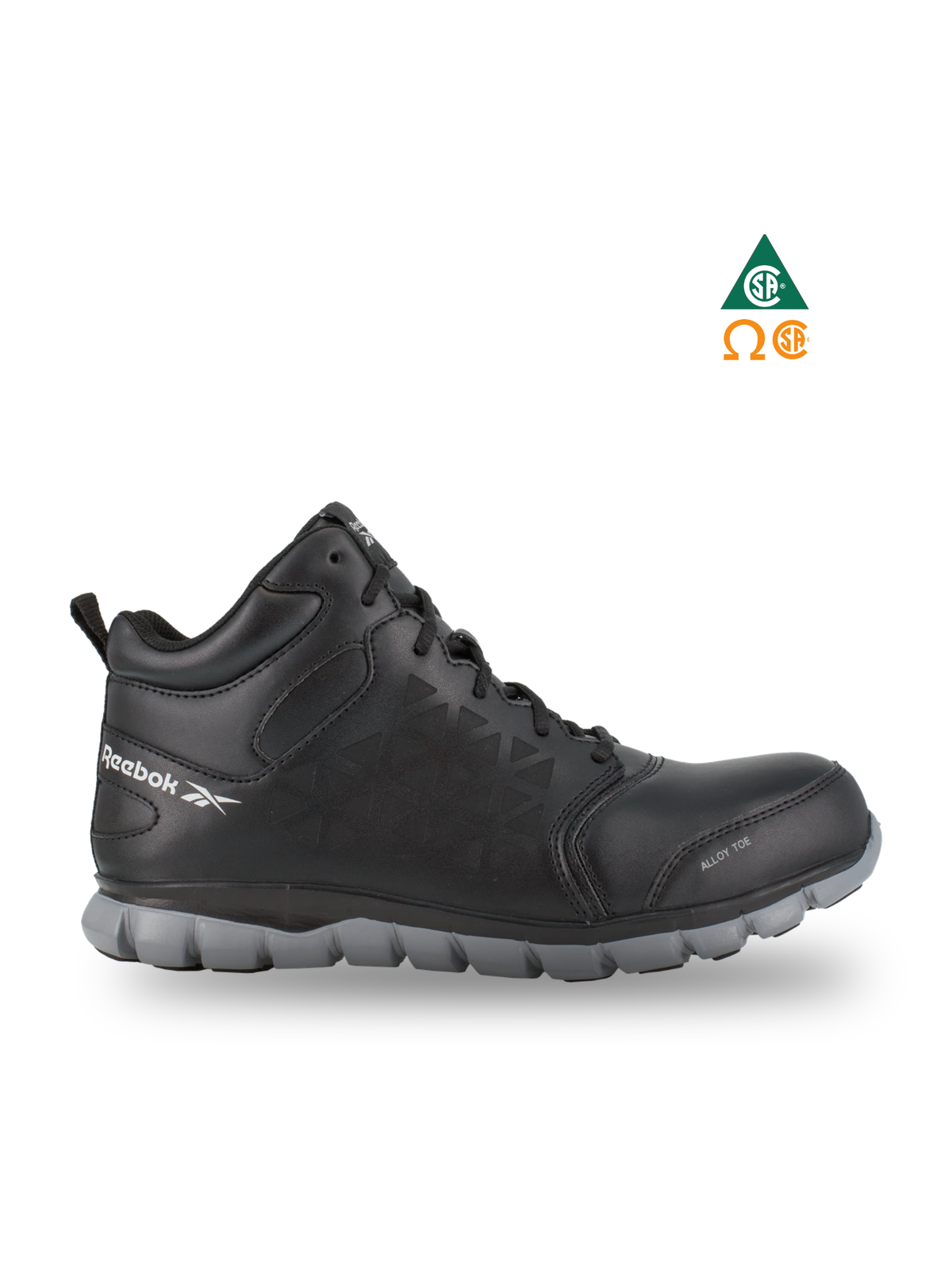 REEBOK 6″ SUBLITE CUSHION SHOES METALFREE BLACK - IB4142 | RR0207142 Collins Safety