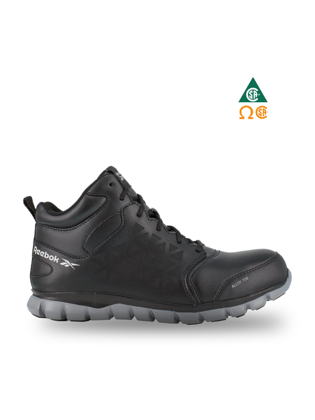 REEBOK 6″ SUBLITE CUSHION SHOES METALFREE BLACK - IB4142 | RR0207142 Collins Safety