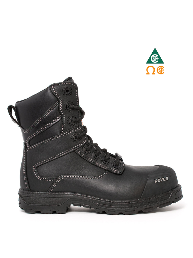 ROYER AGILITY™ 8″ WORK BOOTS WITH PARESHOK™ & R-LITE™ COMPOSITE TOE – 5701GT | RY0209270 Collin's Safety