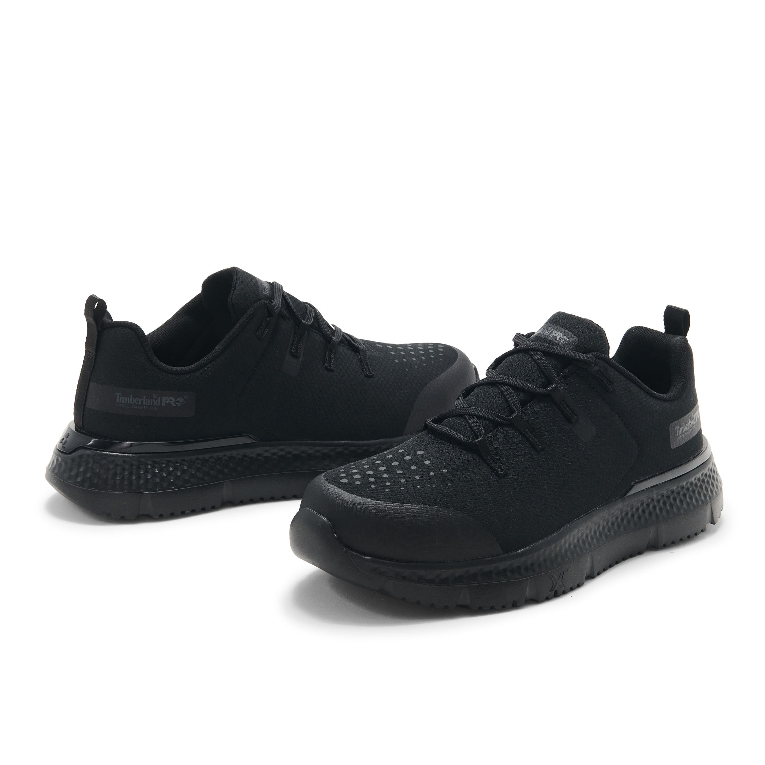 TIMBERLAND PRO® INTERCEPT STEEL-TOE WORK ATHLETIC SHOES BLACK – TBOA5Z
