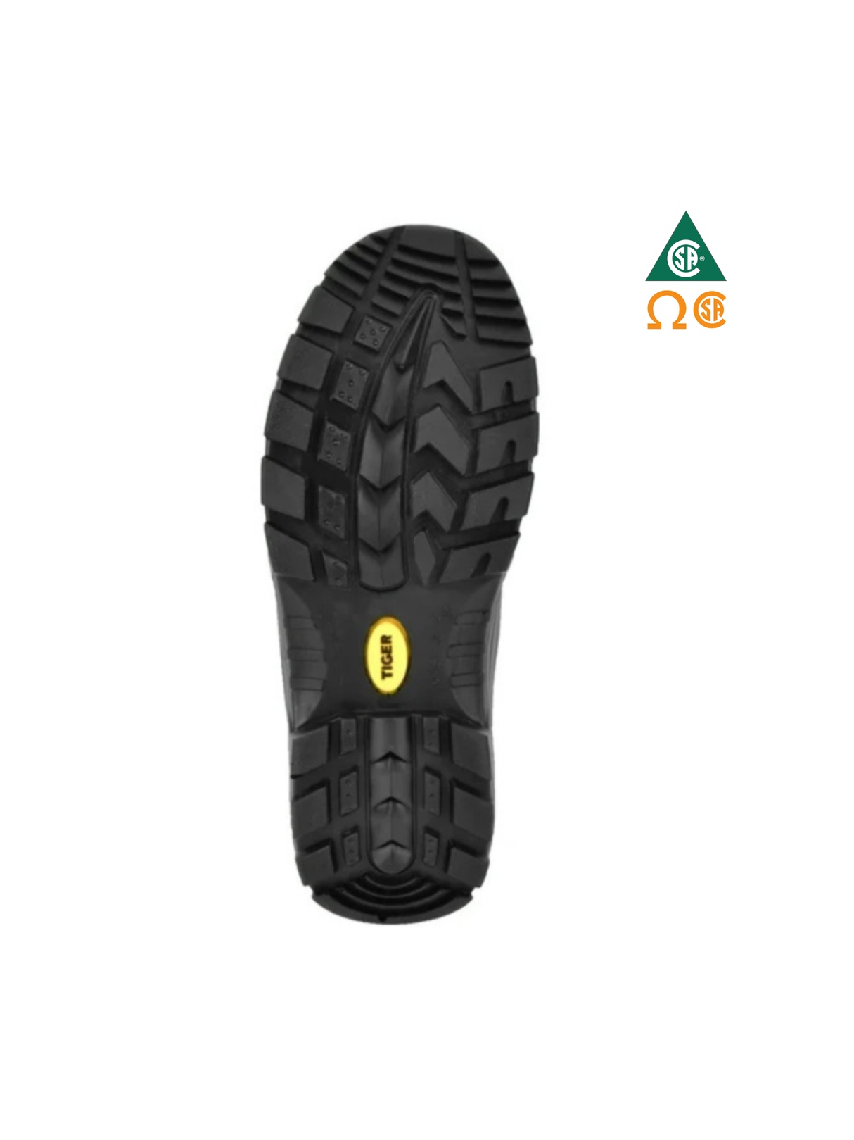 TIGER 8″ WATERPROOF LEATHER SAFETY WORK BOOTS BLACK 7888-B | TG0209889 Collin's Safety
