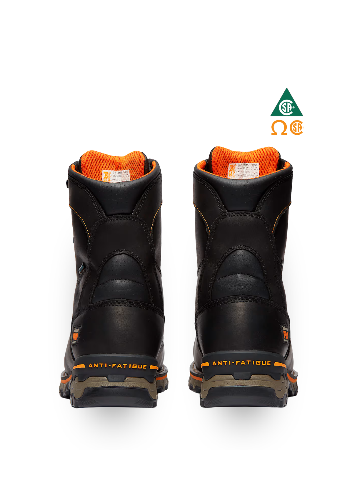 TIMBERLAND PRO® BOONDOCK 8'' BLACK WORK BOOT WITH COMPOSITE TOECAP - TB089645001 | TI0209645 Collins Safety