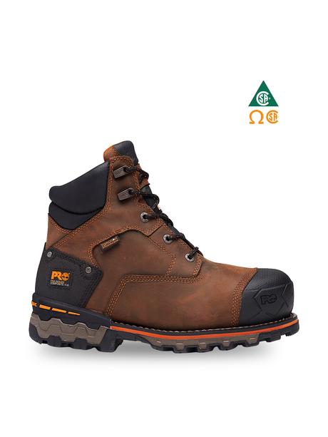 TIMBERLAND PRO® BOONDOCK 6″ WORK BOOTS FOR MEN BROWN – TB091631214 | TI0207631 Collins Safety