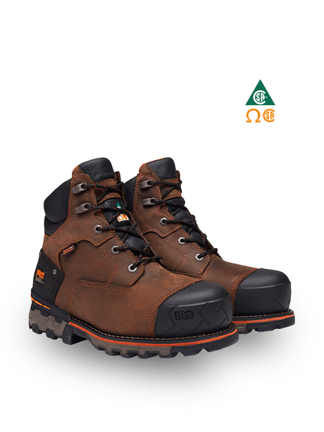 TIMBERLAND PRO® BOONDOCK 6″ WORK BOOTS FOR MEN BROWN – TB091631214 | TI0207631 Collins Safety
