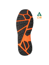 STC TRAINER ATHLETIC WORK SHOES METAL-FREE  BLACK & ORANGE – S29029-11 | PD0202029 Collins Safety