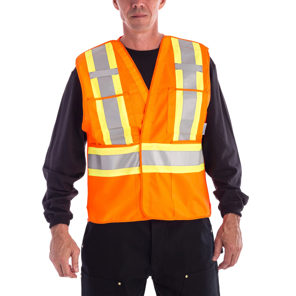 VIKING® 5-POINT TEAR-AWAY SAFETY VISIBILITY VEST | U6135O - AM0843125O
