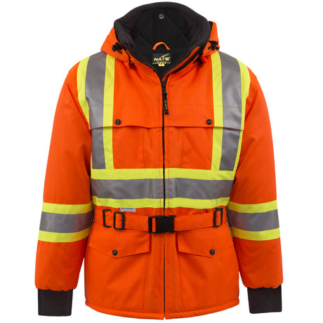 NAT’S HIGH-VISIBILITY WATERPROOF LINED COAT WK700 | NT094B700