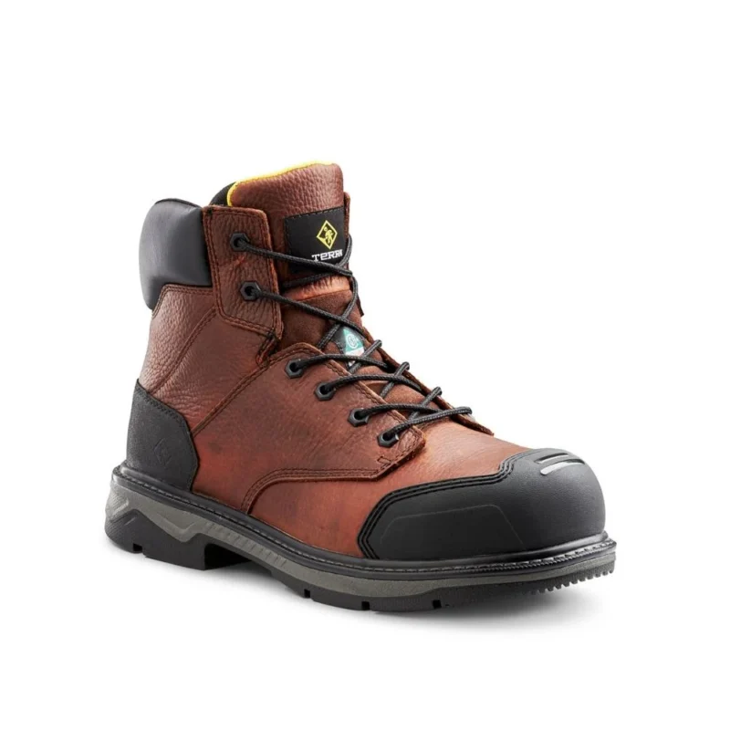 Terra Patton  Botte de sécurité Unisexe 6'' CSA « Steel Toe » - Marron